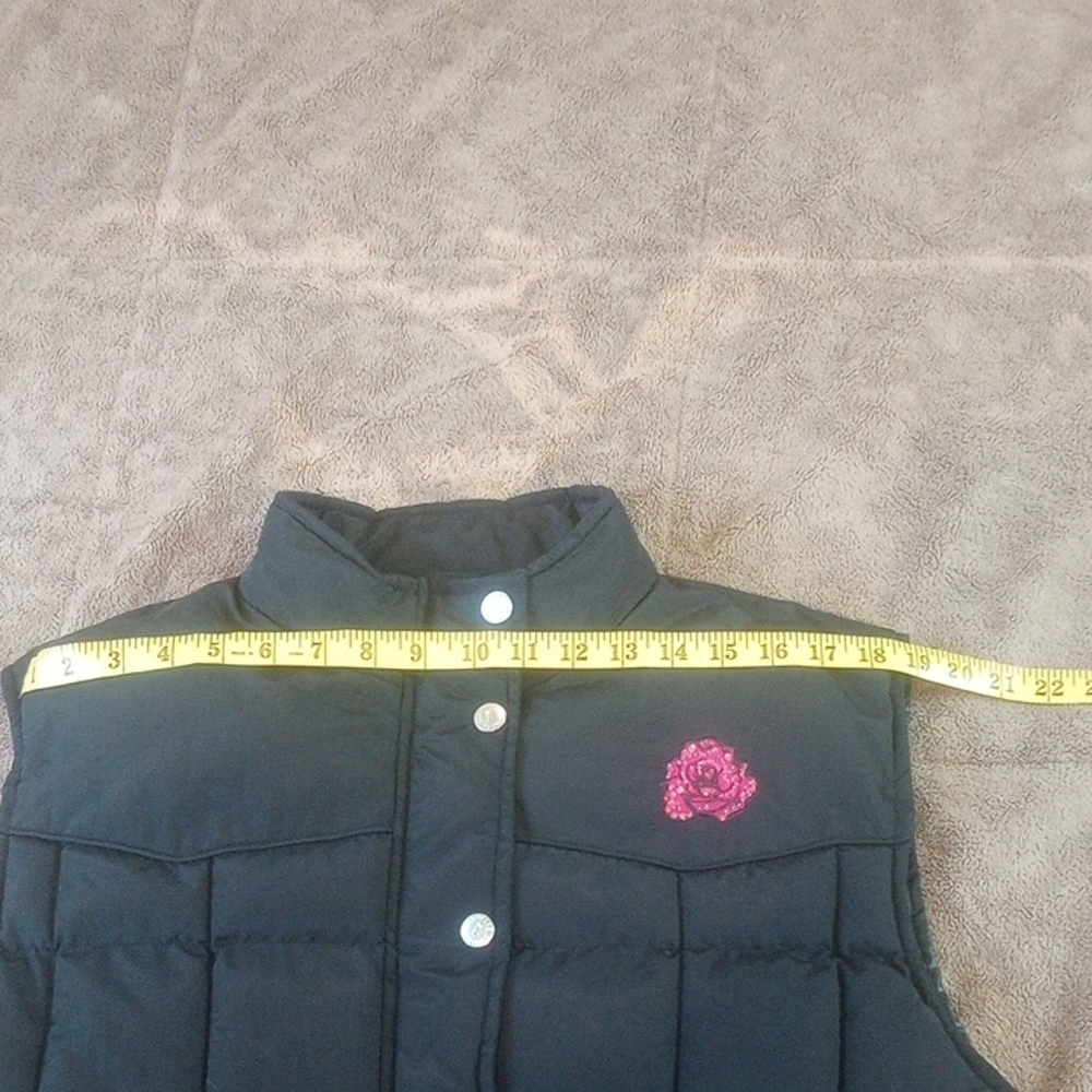 Cowgirl Hardware BlackWomen Vest Sz XL - Picture 4 of 11